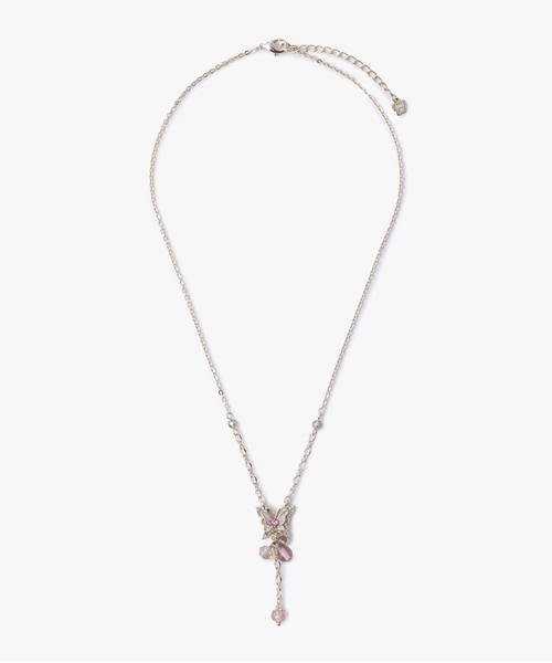 ANNA SUI ネックレス 蝶 バラモチーフ 2点セットネックレス