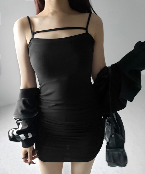 me+em select（ミームセレクト） ワンピース 「 2color 」ライン