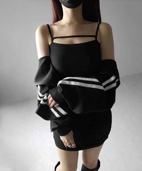 me+em select（ミームセレクト） ワンピース 「 2color 」ライン