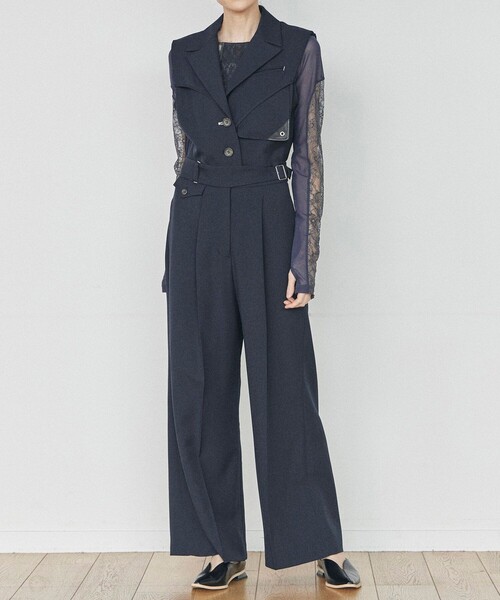 PUBLIC TOKYO 黒 カーヴィフラットサンダル サイズ1 PUBLIC TOKYO 黒 カーヴィフラットサンダル サイズ1