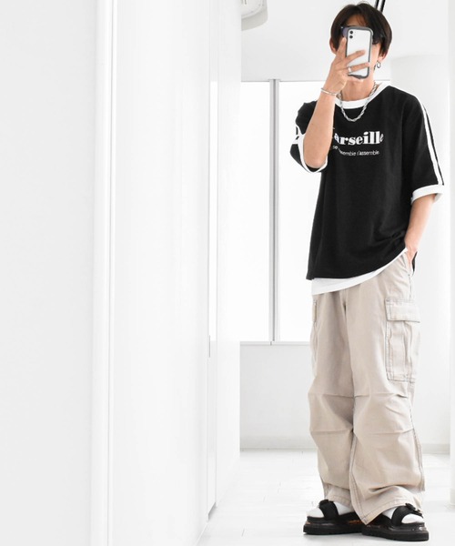 新品Tシャツ tシャツ 刺繍 白S レディース メンズ 半袖T MONO-MART tシャツ ワンポイントデザイン刺繍 アソート オーバー