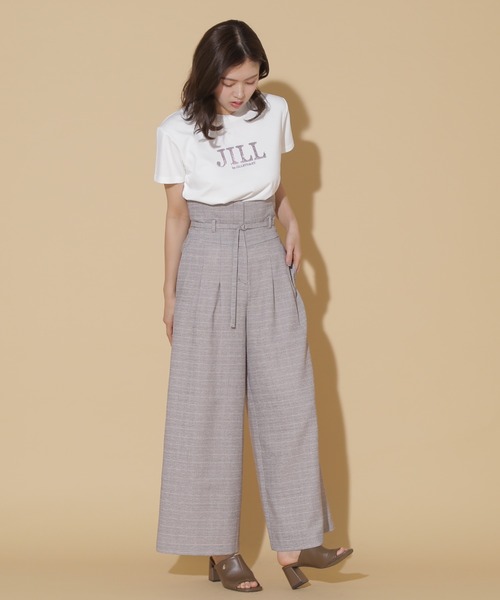 JILL STUART未使用パンツ JILL by STUART パンツ 「eS」ハンマーメタルワイドパンツ