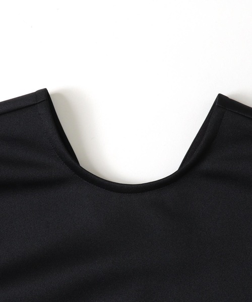 DRESSLAVE ブラウス シャツ boxey line tops(ボクシーリネン