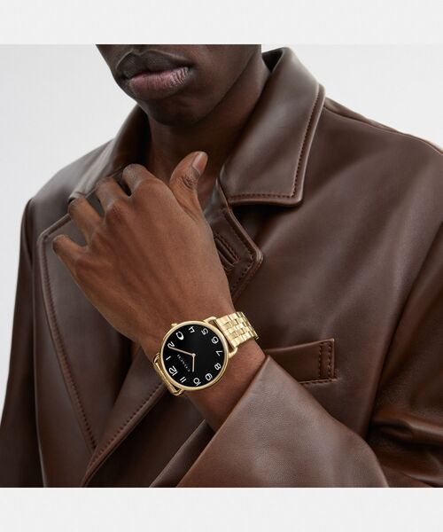 コーチ 腕時計 エリオット ウォッチ COACH コーチ 腕時計 メンズ シンプル エリオット レザー ブラウン (Coach