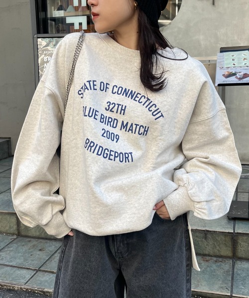 CIAOPANIC TYPY トレーナー スウェット サイドスリットカレッジ