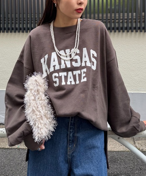 CIAOPANIC TYPY トレーナー スウェット サイドスリットカレッジ