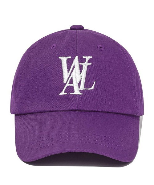 キャップ WOOALONG Signature Small Logo ball cap BROWN cap_logo_001br WOOALONG キャップ 帽子 WOOALONG.ウアロン-Signature Logo ball