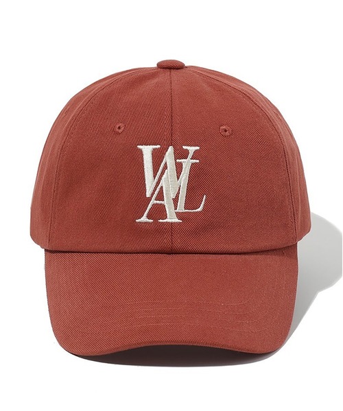 キャップ WOOALONG Signature Small Logo ball cap BROWN cap_logo_001br WOOALONG/ウアロン』Signature Ball Cap Small Logo