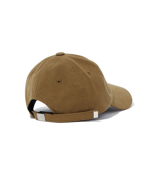 キャップ WOOALONG Signature Nylon Ball Cap KHAKI WL232WCA02UKAK WOOALONG.ウアロン-Signature Logo ball cap（キャップ