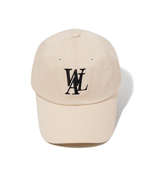 キャップ WOOALONG Corduroy signature ball cap BLACK WL234WCA01UBLK caf74e9b267c4cf0932043b89e2e91