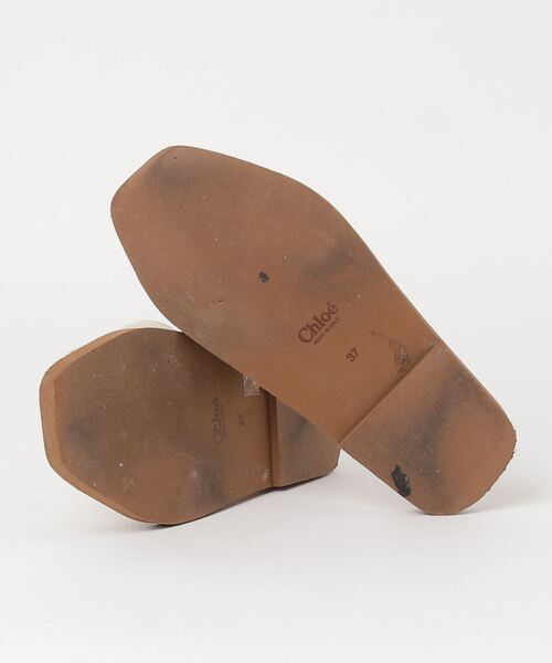 直営店‐Chloe‐ SALE! Lilli フラットサンダル Chloe 「Chloe」 フラットサンダル 37 ブラウン レディース