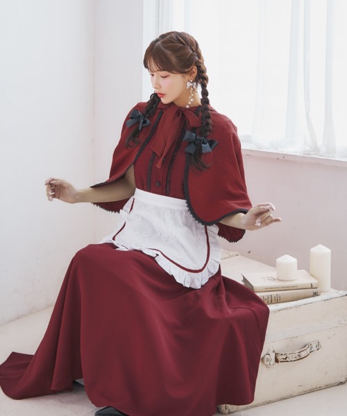 sugar nine コスプレ 赤ずきんロングフレアワンピース 「 ハロウィン3