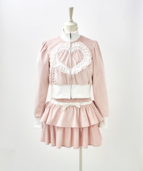 AVENCHUMU スカート Leather line tiered skirt : ZOZOTOWN