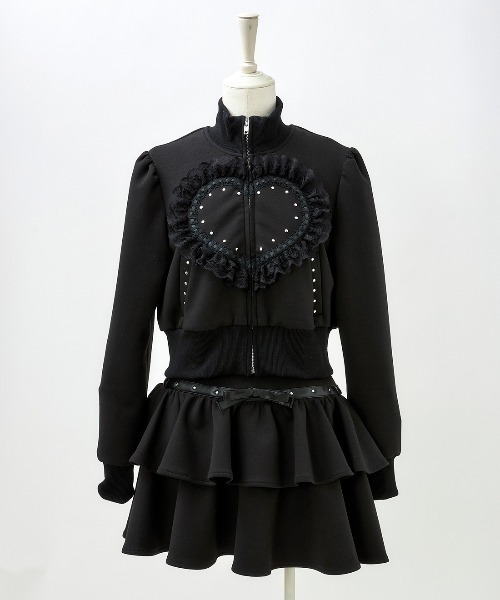 AVENCHUMU スカート AVENCHUMU スカート Leather line tiered skirt : ZOZOTOWN