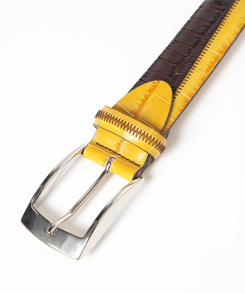 メンズビギ（MEN’S BIGI）/エンボスパッチワークベルト MEN'S BIGI（メンズビギ） ベルト エンボスパッチワークベルト メンズ