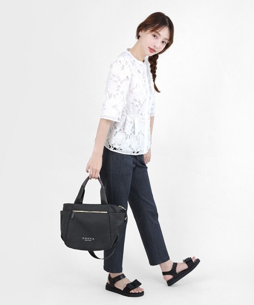 【美品】TOCCA トッカ NUOTO NYLON TOTE トートバッグ NUOTO NYLON TOTE トートバッグ（トートバッグ）｜TOCCA（トッカ