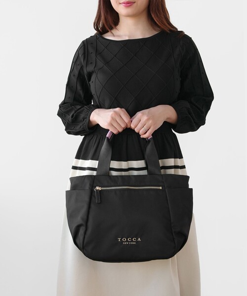 TOCCA トッカ NUOTO NYLON TOTE トートバッグ サスティナブル素材・撥水・WEB＆一部店舗限定】NUOTO NYLON