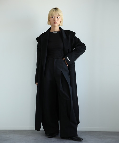 aimoha（アイモハ） コート アウター 「moyo」ダブルブレストウール