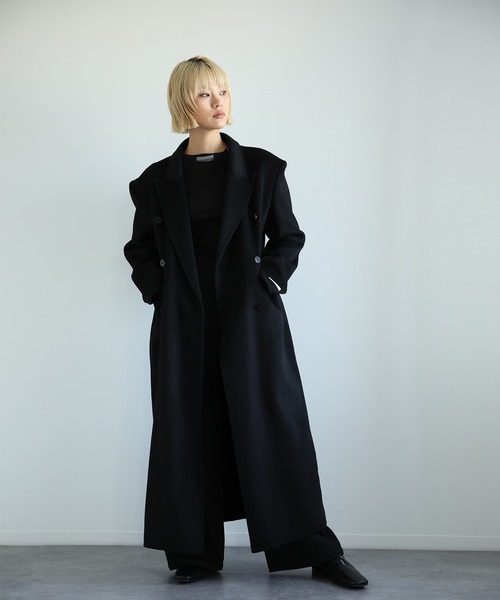 aimoha（アイモハ） コート アウター 「moyo」ダブルブレストウール