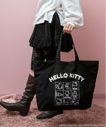 ad thie トートバッグ 「HELLO KITTY」 ビッグロゴ レディース