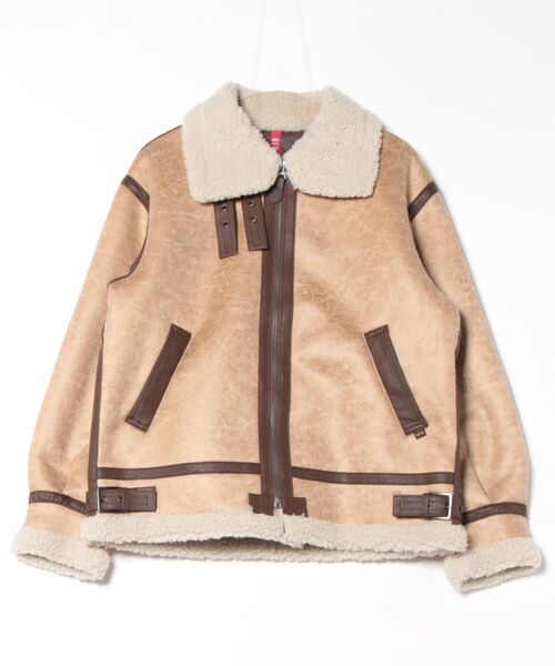 ALPHA ムートンジャケット M フリークスストア】ALPHA INDUSTRIES ムートンジャケット M