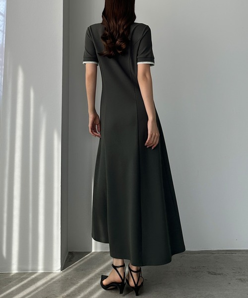新品タグ付き】Louere ポロワンピース М ネイビー - メルカリ