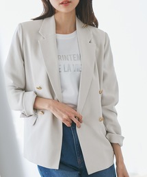 極美品★ベイジ ルイーザ テーラードジャケット ストレッチ ピンクベージュ 4 完売品 美品 24年 ベイジ LUIZA ルイーザ テーラードジャケット