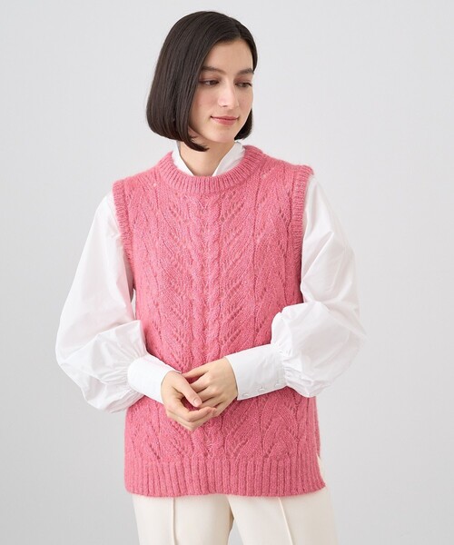 ANAYI フード付きニット　サイズ38 ANAYI 「ANAYI」 半袖ニット 38 ブルー レディース : ZOZOTOWN