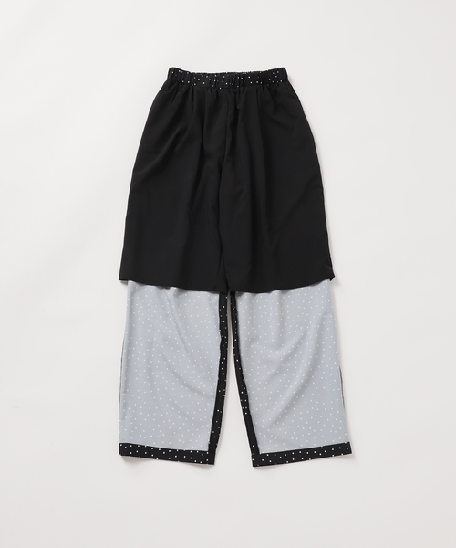 Spick＆Span スラックス パンツ 「WEB限定」ドットプリント