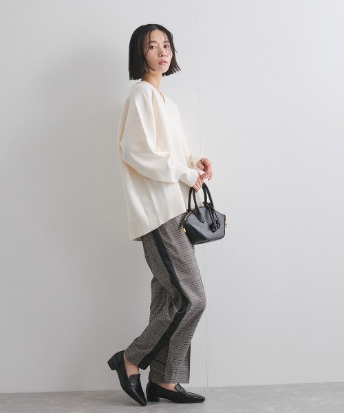 ビッキー（VICKY）/サイドラインスリットパンツ≪手洗い可能≫ VICKY（ビッキー） パンツ サイドラインスリットパンツ「手洗い可能
