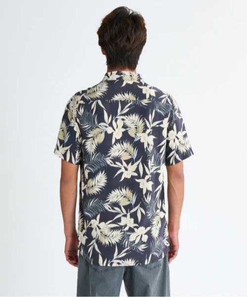 Quiksilver シャツ LEMNAS SS /クイックシルバーボタニカル柄