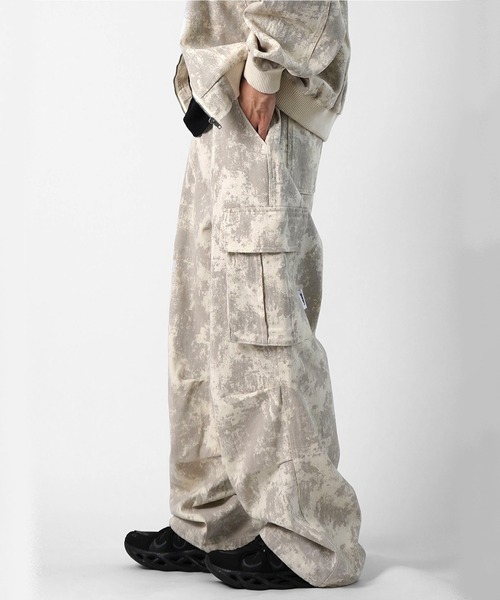 ギミック ミリタリー カーゴパンツ レイヴ　レイブ　ワイドフレア　ワイド wip_20062402_1.jpg