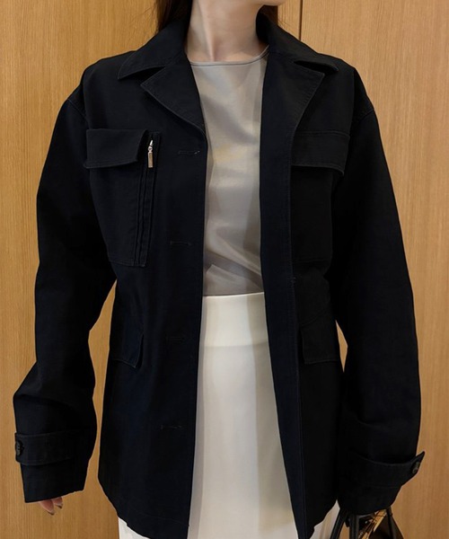 anuans ミリタリーオーバージャケット anuans（アニュアンス