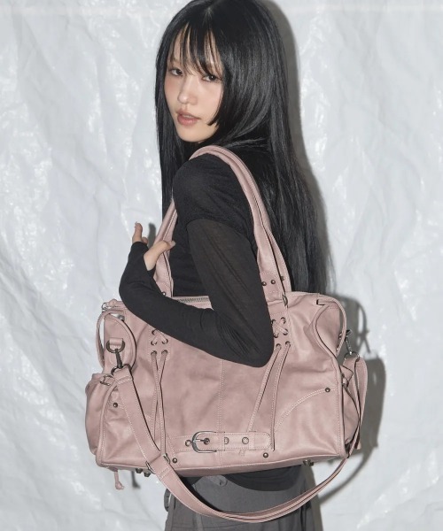 Fancy club ファンシークラブ ショルダーバッグ ピンク FANCY CLUB（ファンシークラブ） ショルダーバッグ バッグ A'GEM/9