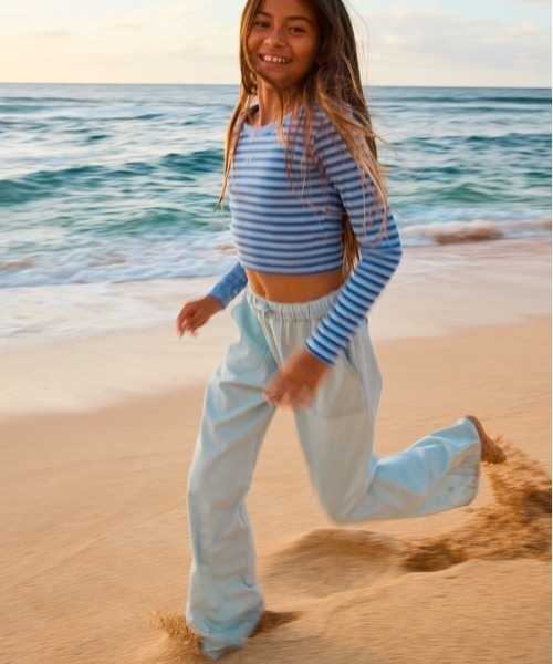 ROXY　子供　ウエア　120-130 ROXY（ロキシー） パンツ SEASIDE VIEW RG /ロキシーキッズコットン