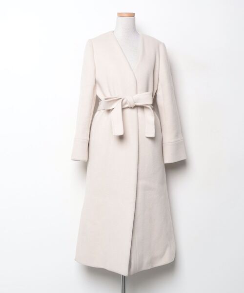 FRAY I.D（フレイ・アイディー） ノーカラーコート 1 ベージュ