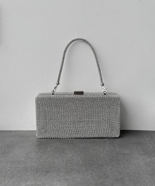 LOWO クラッチバッグ パーティーバッグ グリッター 3wayバッグ