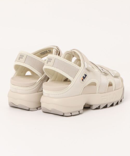 【FILA】 フィラ DISRUPTOR SD PUFFY BEIGE/TANGERINE 国内発送 FILA サンダル フィラ DISRUPTOR SD PUFFY ディスラプター