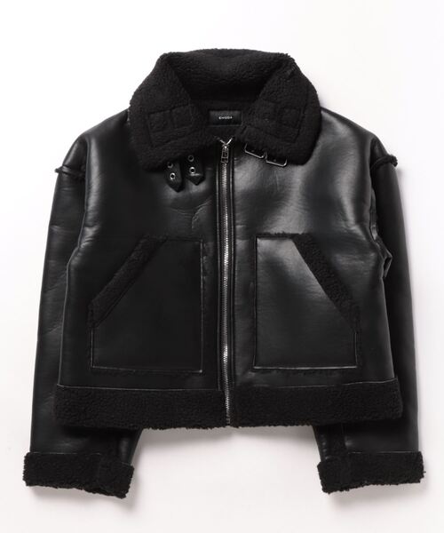 EMODA（エモダ） ジップアップブルゾン FREE ブラック レディース