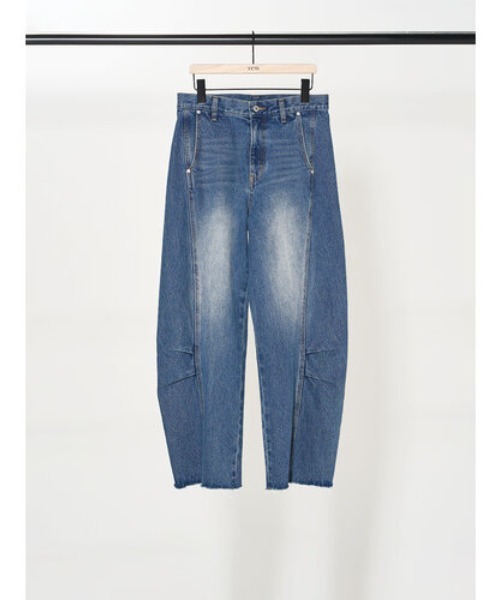 パンツ YENN / KNEE TUCK DENIM PT YENN パンツ ニータックデニムパンツ レディース メンズ