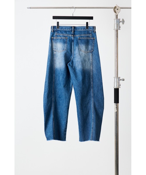 【新品】YENN（イエン）25SSモデル　 ニータックデニムパンツ 38 YENN パンツ ニータックデニムパンツ レディース メンズ