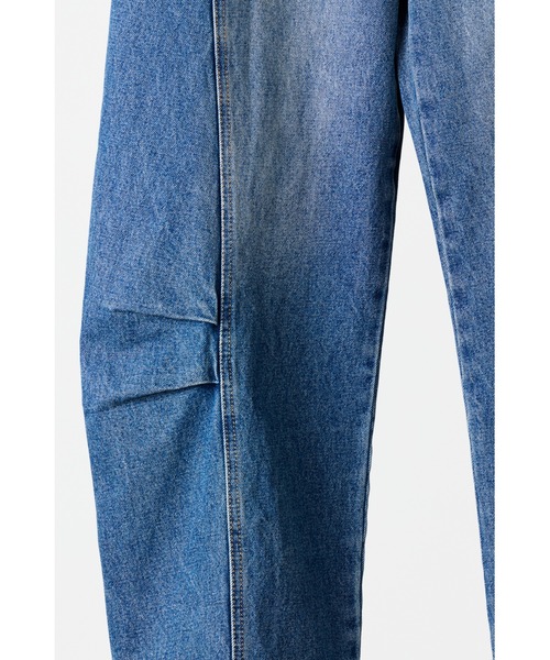 【新品】YENN（イエン）25SSモデル　 ニータックデニムパンツ 38 YENN パンツ ニータックデニムパンツ レディース メンズ