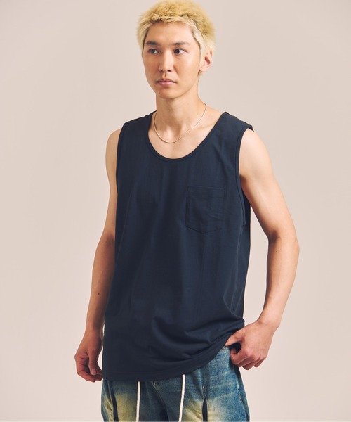 SHELTECH タンクトップ SHELTECH-プレーティング天竺-Tanktop