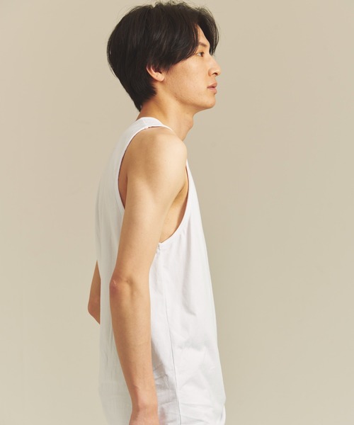 タンクトップ・フランス製 タンクトップ アンソニー／MOULIN NEUF TEXTILE（ムーランヌフ