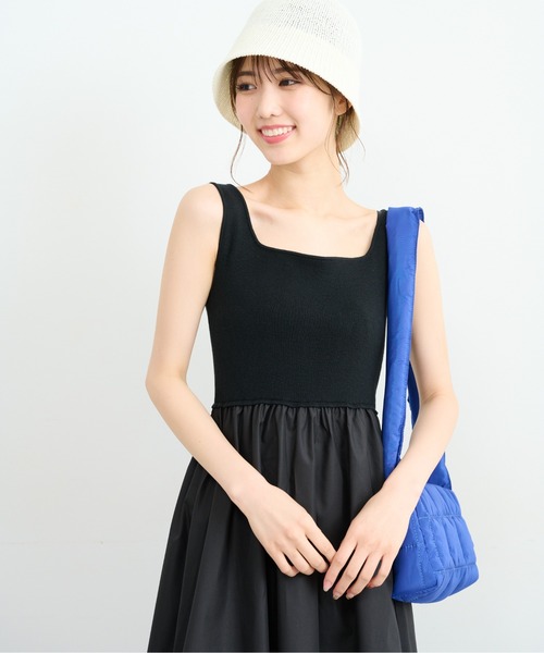 「FREE'S MART」 ドッキングワンピース SMALL ブラック レディース_画像2