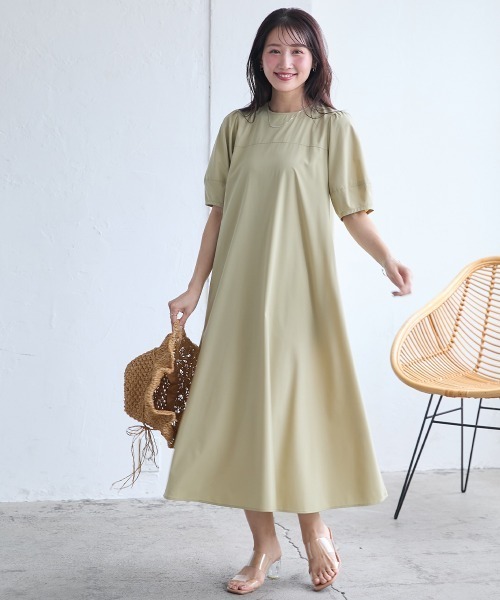 【Sylhet 】petirobe ボリュームショルダー ワンピース ワンショルダーワンピース | ALL | OBLI
