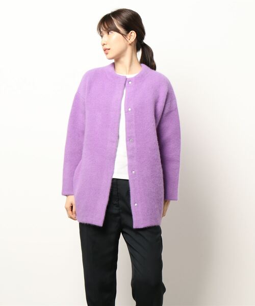 ELENDEEK（エレンディーク） カーディガン FREE パープル レディース
