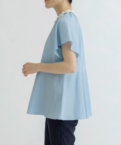 ブラウス シャツ 「SONO/ソーノ」「PLUVIOPHILE.COL」オーナメントビジューチュニックＢ レディース SONO/ソーノ】【PLUVIOPHILE.COL】オーナメントビジュー