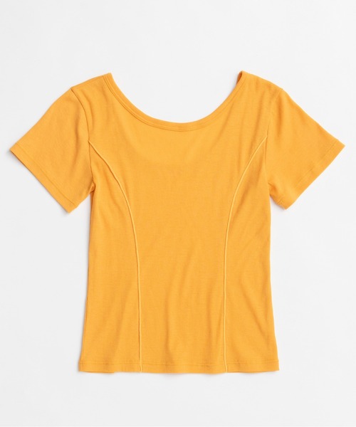 MAISON SPECIAL（メゾンスペシャル） tシャツ 半袖 With Tie Sheer