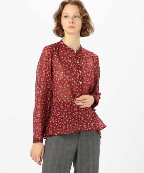 「ISABEL MARANT」 「ISABEL MARANT ETOILE」長袖ブラウス 34 レッド系その他2 レディース